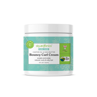 Sky Organics Curl Care Bouncy Curl Cream on white background