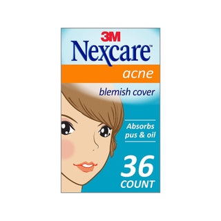 Nexcare Acne Absorbing Covers on white background