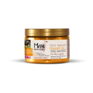 jar of Maui Moisture Curl Quench Coconut Oil Curl Smoothie