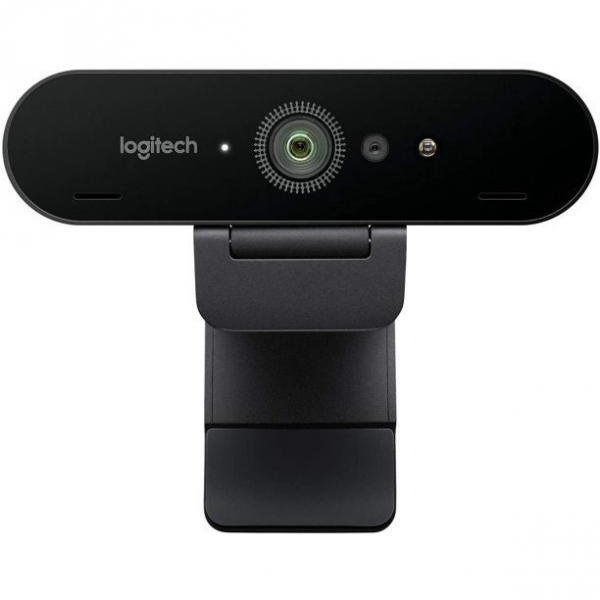Logitech Brio Ultra HD Webcam on white background
