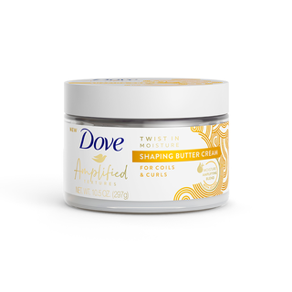 Dove Amplified Textures Twist In Moisture Shaping Butter Cream on white background