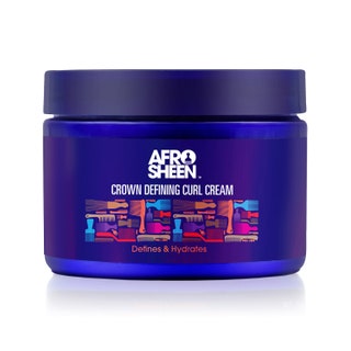 Afro Sheen Crown Defining Curl Cream on white background